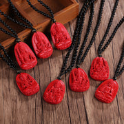 Propitious Red Buddha Protector Amulet