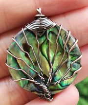 Tree of Life Abalone Amulet