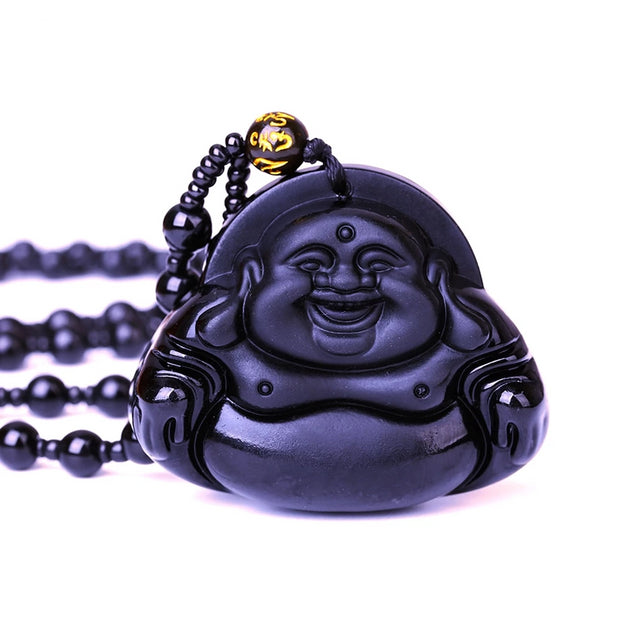 Laughing Buddha Prosperity Necklace